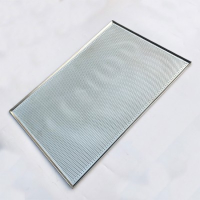 perforated baking tray for food grade stainless steel perforated metal baking sheet pan