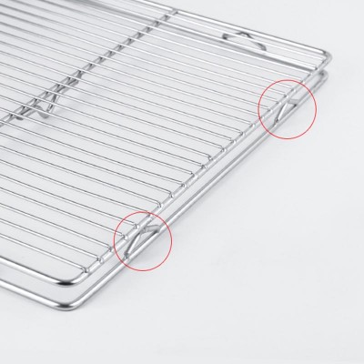 12" x 20" Stainless Steel Oven Grid  Oven Rack for Rational Oven