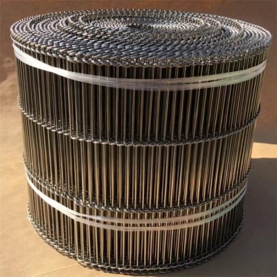 Stainless steel ladder mesh belt Stainless Steel Mesh flat flex wire conveyor belt