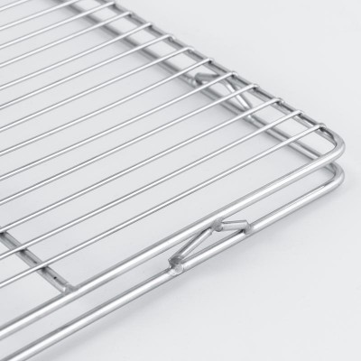 Professional custom bbq grills rack 630x416x20mm stainless steel rack