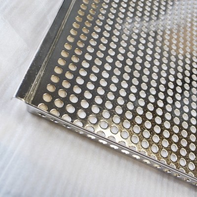 stainless steel perforated tray