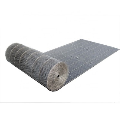 Stainless steel flat flex ladder wire mesh conveyor belt for chocolate enrobing