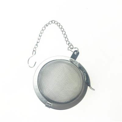 304 stainless steel 4.5cm tea balls with chainmail for filter residue